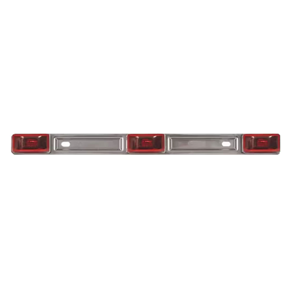 (image for) Trailer Clearance Marker Light Bar Incandescent 14.25" Rectangular Waterproof Red Dexter/Redneck #MC97RB