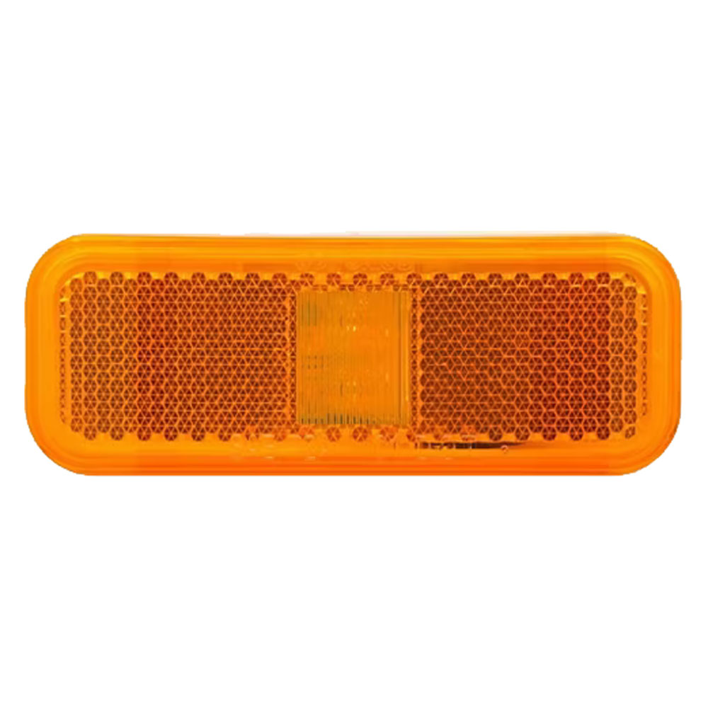 (image for) Trailer Marker Clearance Light Only 4" Rectangular Amber 6 Diode Dexter/Redneck #MCL-44AB