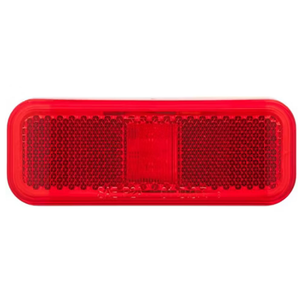 (image for) Trailer Marker Clearance Light Only 4: Rectangular 6 Diode Red Fleet Dexter/Redneck #MCL-44RB