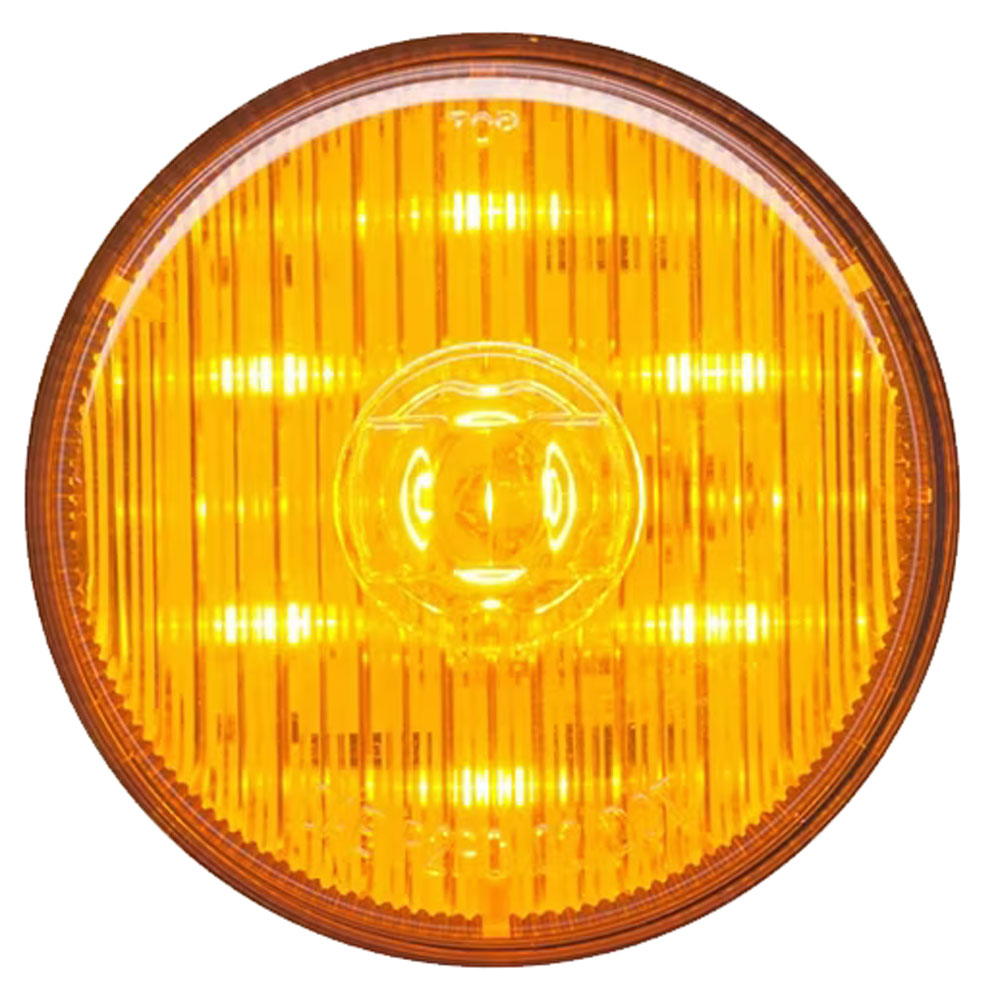 (image for) Trailer Marker Clearance Light Only LED 2 1/2" Round 7 Diode Amber Standard Dexter/Redneck #MCL-58AB