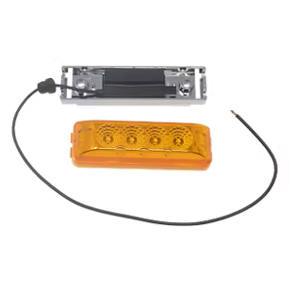(image for) Trailer Marker Clearance Light Kit Thinline Amber Micro-Flex Dexter/Redneck #MCL-63ABKC
