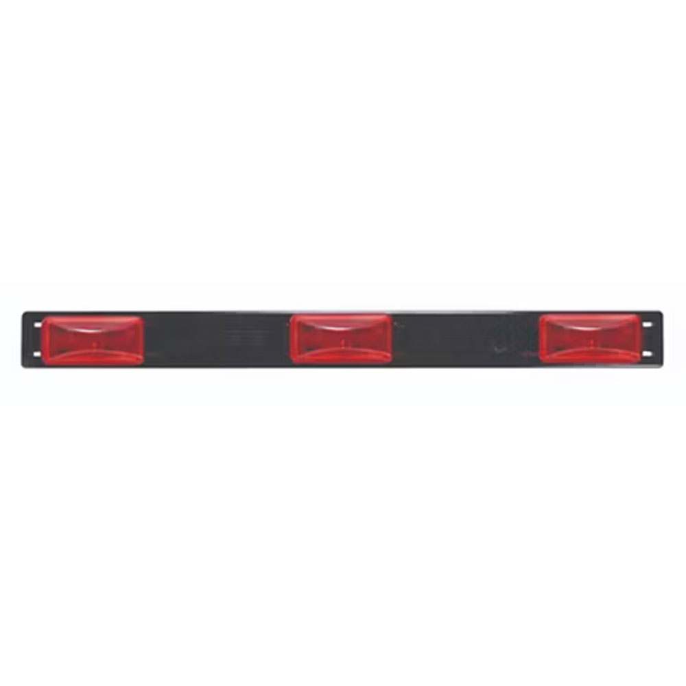 (image for) Trailer Identification Light Bar LED 15.938" 3 Diode Waterproof Red Fleet Dexter/Redneck #MCL-83RB