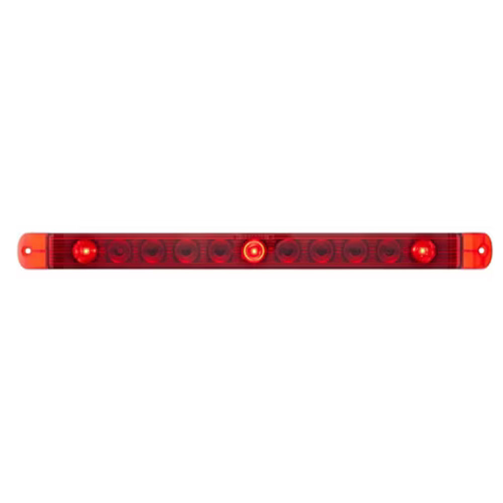 (image for) Trailer Identification Light Bar LED 17" 3 Diode Waterproof Red Dexter/Redneck #MCL78RB