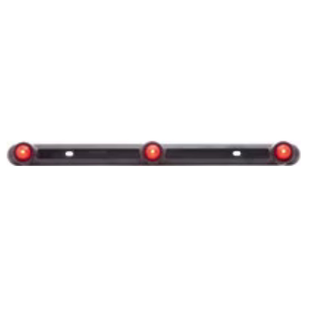(image for) Trailer Identification Light Bar LED 14.938" 3 Diode Waterproof Red Dexter/Redneck #MCL922RB