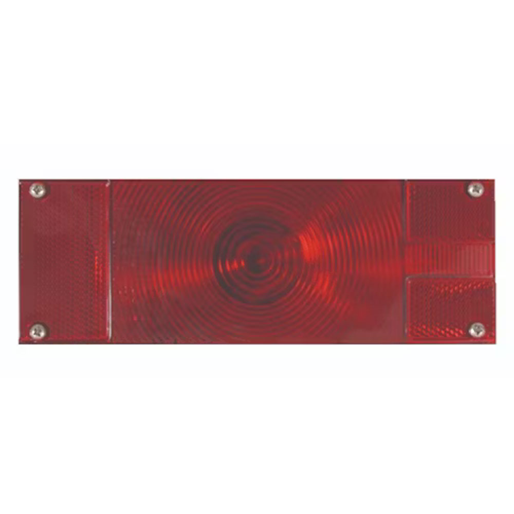 (image for) Marine Trailer Stop/Turn/Tail Light Incandescent 8" Rectangular 2 Bulb Waterproof Right Hand Red Dexter/Redneck #ST-17RB