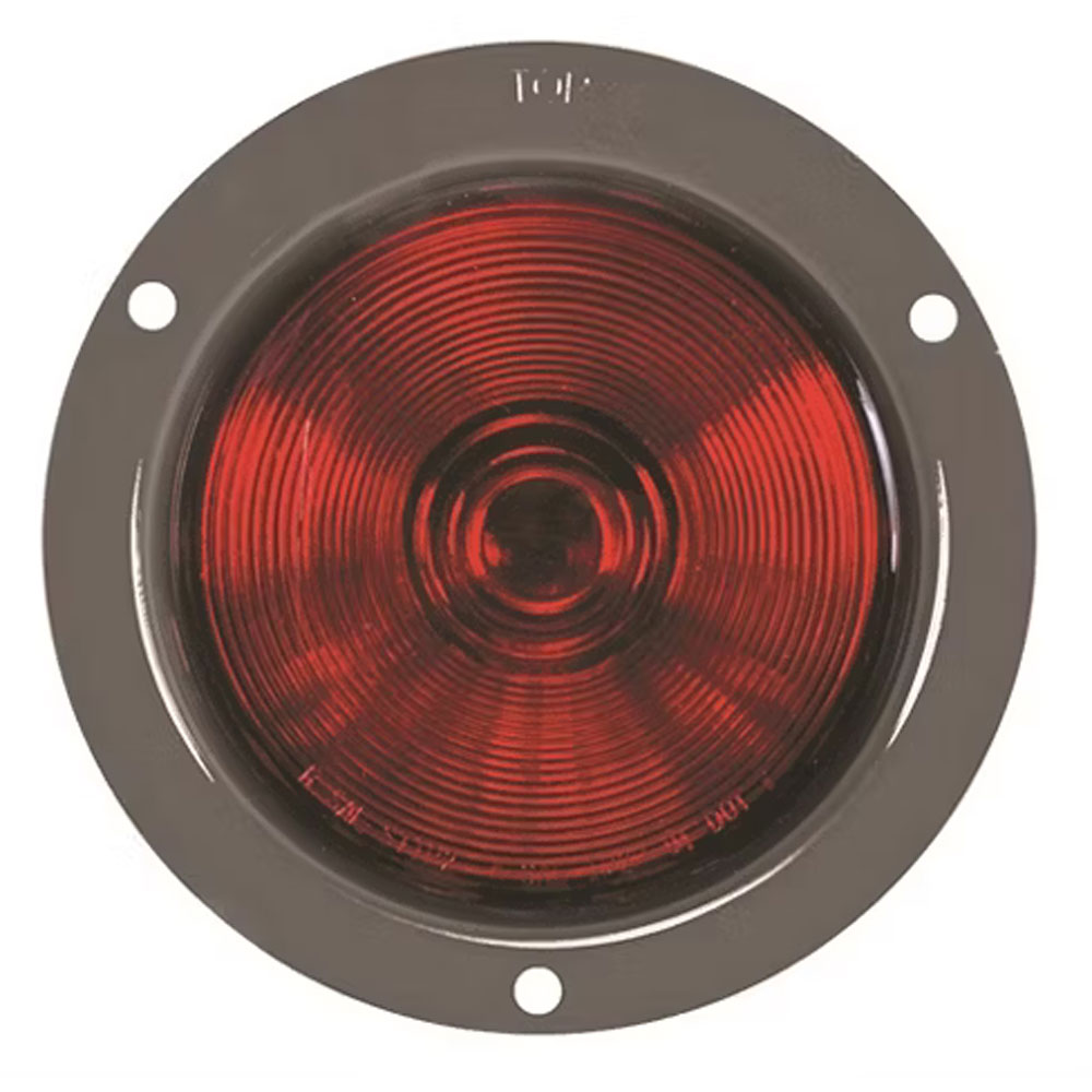 (image for) Trailer Stop/Turn/Tail Light Only Incansescent 4" Round Standard Red Dexter/Redneck #ST47RB