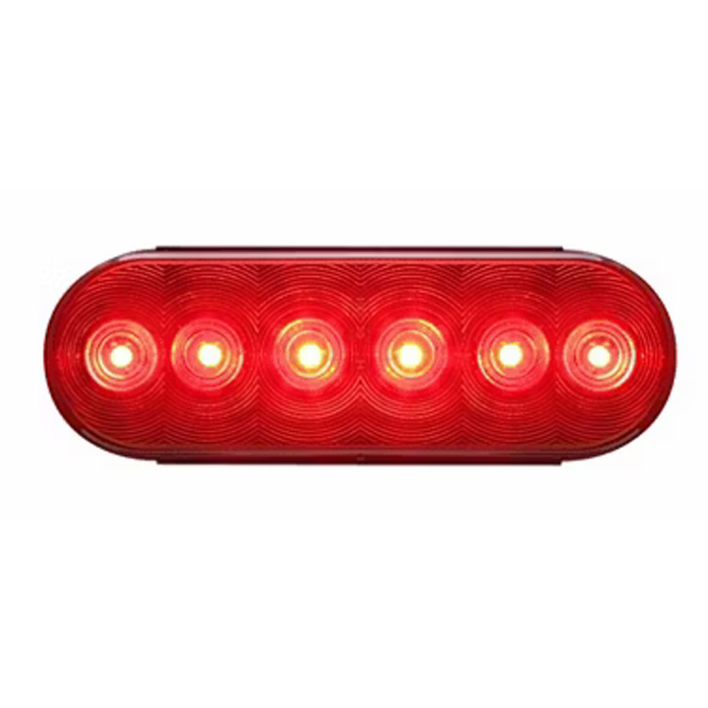 (image for) Trailer Stop/Turn/Tail Light LED 6'' Oval Fleet Count Dexter/Redneck #STL-12RB