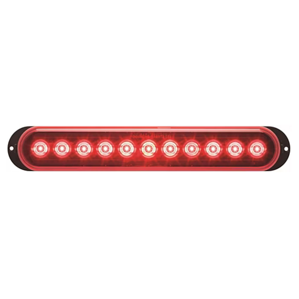 (image for) Trailer Stop/Turn/Tail Bar Light LED 12.88" Red Thinline Dexter/Redneck #STL-76RB