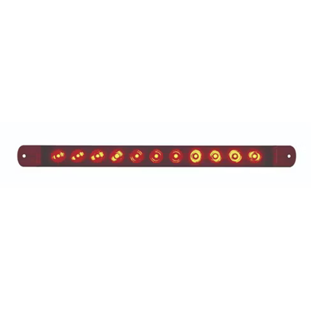 (image for) Trailer Stop/Turn/Tail Bar Light LED 17" Red Streamline Dexter/Redneck #STL-79RB