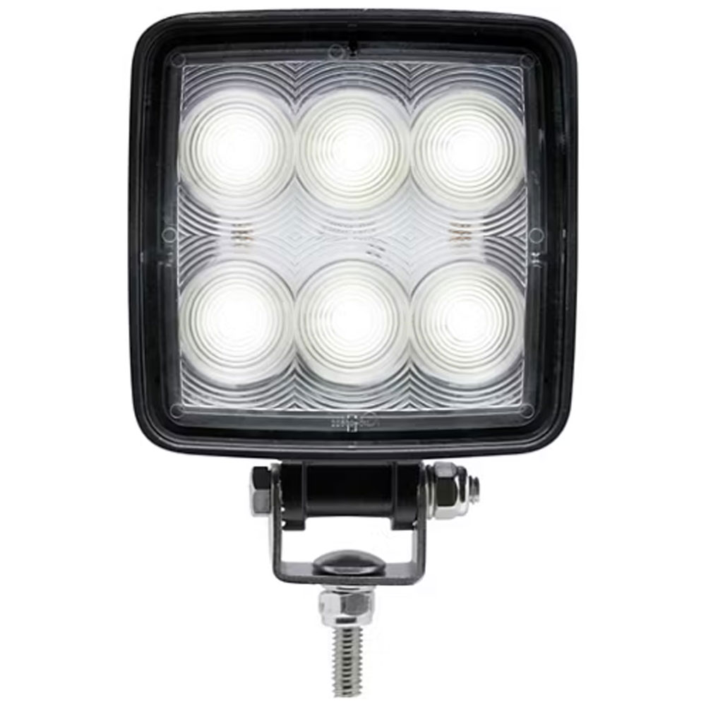 (image for) Tractor Square Work Light LED 4" x 6" Rectangular Flood/Spot Beam 6 Diode Dexter/Redneck #TLL48FB