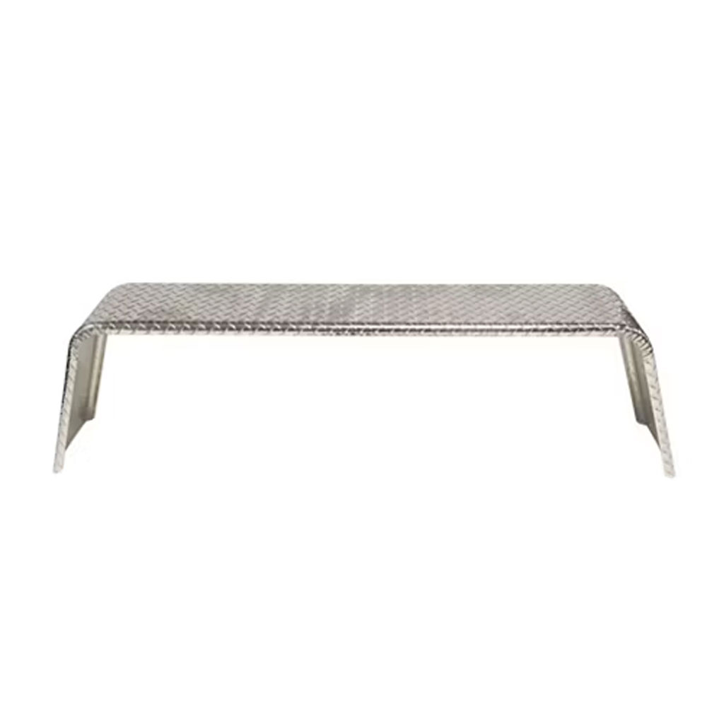 (image for) Jeep Square Break Straight Tandem Axle Aluminum Tread Plate Trailer Fender 13-15" Tire Dexter/Redneck #2671-31T