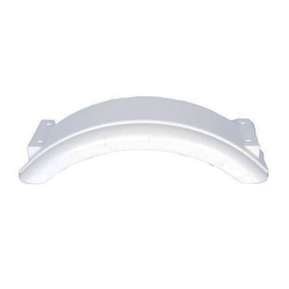 (image for) Single Axle Trailer Fender With Back Poly White 8-12" Tire Dexter/Redneck #PF775X21W