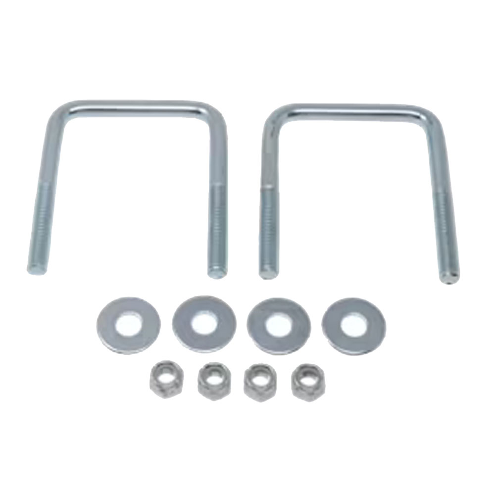 (image for) Square U-Bolt, Nut & Washer 3 1/8" X 4 Zinc Pkg Of 2 Dexter/Redneck #HW04-060