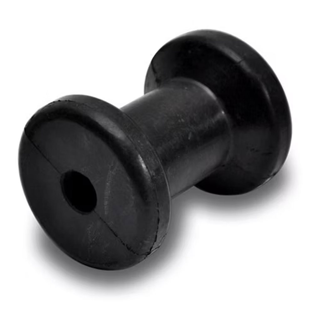 (image for) 3" Boat Trailer Bow Roller Black Rubber Dexter/Redneck #MBR3R
