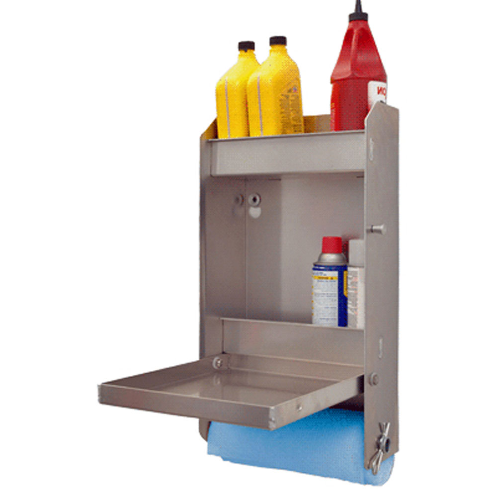 (image for) Enclosed Trailer Oil Cabinet With Folding Work Tray Dexter/Redneck #SPJCA