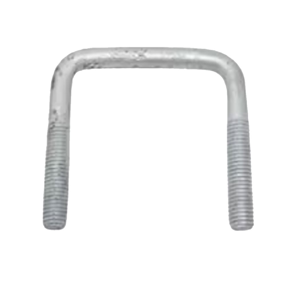 (image for) Square U-bolt 3 1/16" x 3.81" Galvanized Dexter/Redneck #UBGC12X306X381