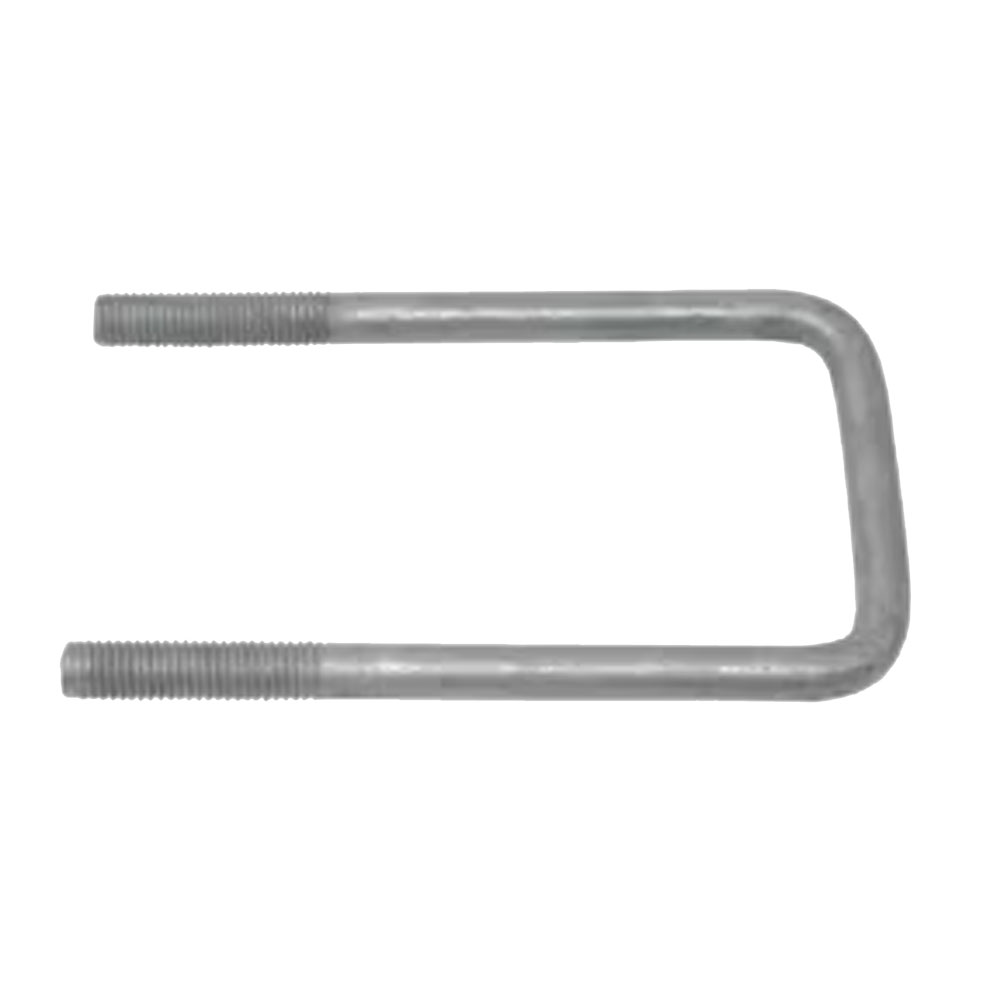 (image for) Square U-bolt 3 1/16" x 6.31" Galvanized Dexter/Redneck #UBGC12X306X631