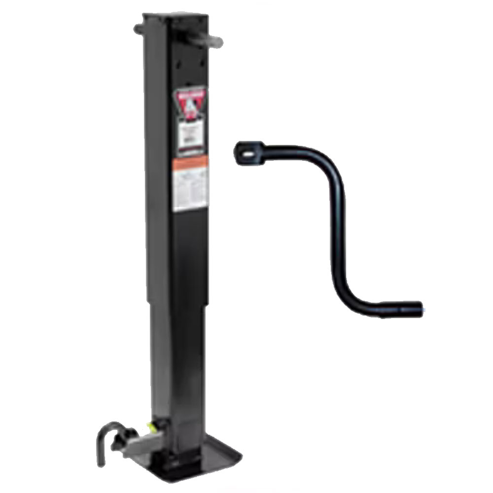 (image for) Trailer Dropleg Jack Medium Duty Side Wind With Handle Dexter/Redneck #182817H