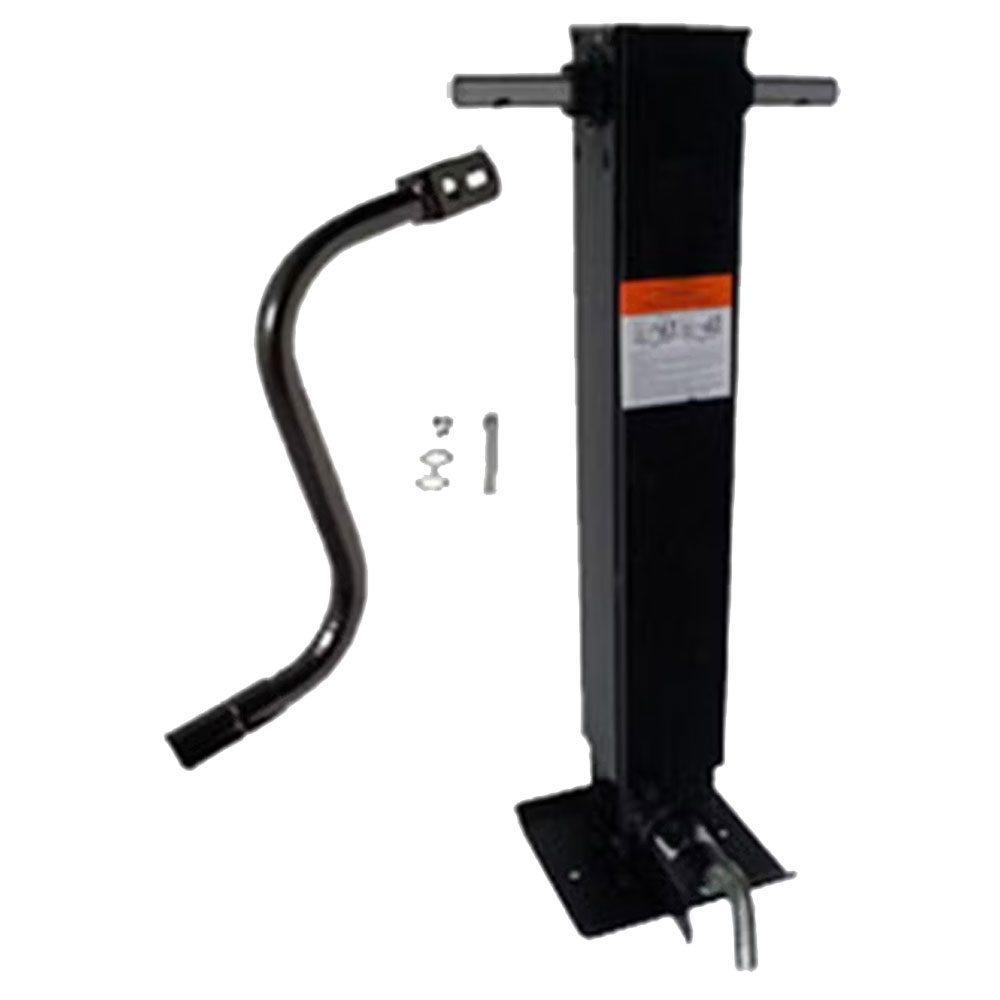 (image for) Trailer Dropleg Jack Medium Duty 12,000 lb. Side Wind Dexter/Redneck #TJD12000SPF
