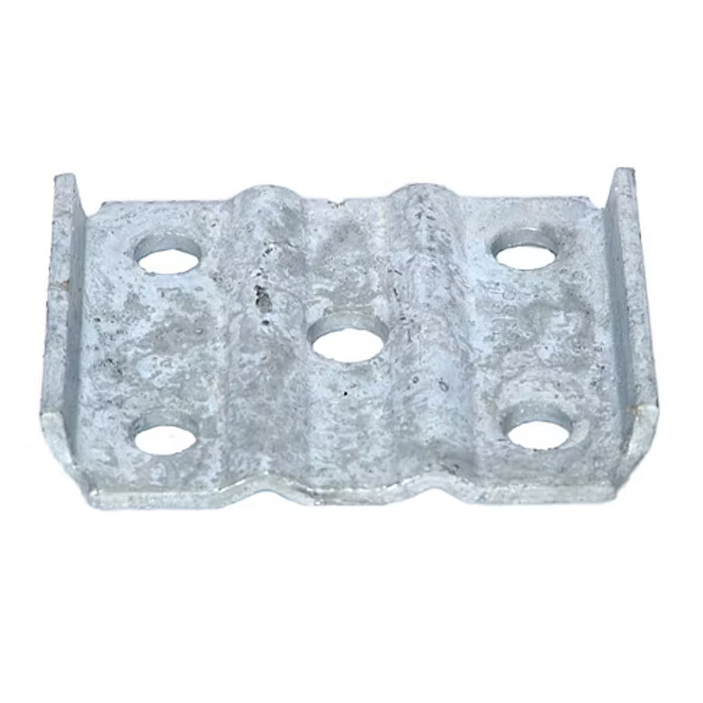 (image for) Trailer Galvanized Suspension U-Bolt Axle Plate 2 3/8'' Round Axle Dexter/Redneck #117595-G