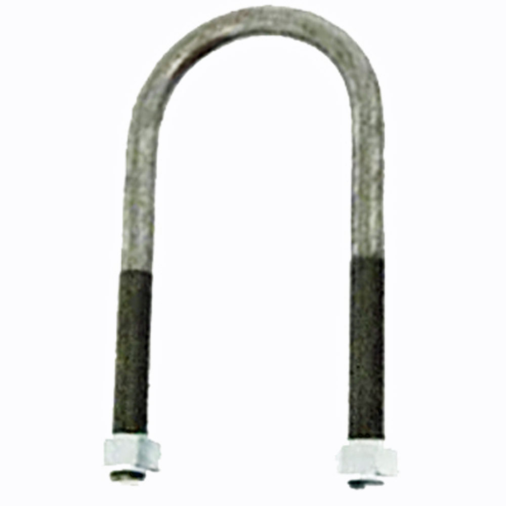 (image for) Trailer Suspension U-Bolt Zinc 3/8"-24 X 4 1/4" For 1 3/4" 2K Round Axle Tubes Dexter/Redneck #175643-Z