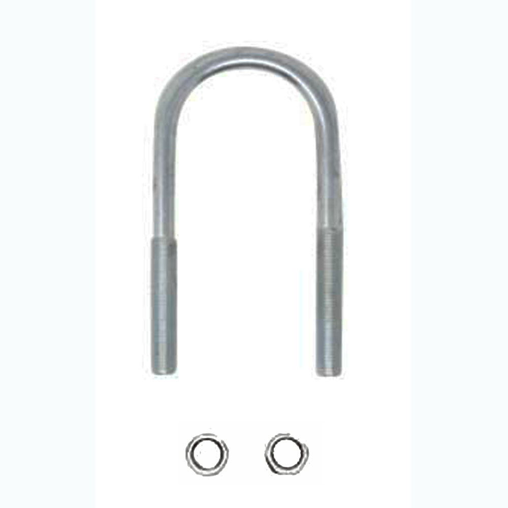 (image for) 176400-Z Trailer Zinc Suspension U-Bolt 1/2'-20' X 5 1/2" For 2 3/8" 3.5k Round Axle Tubes Dexter/Redneck #176400-Z