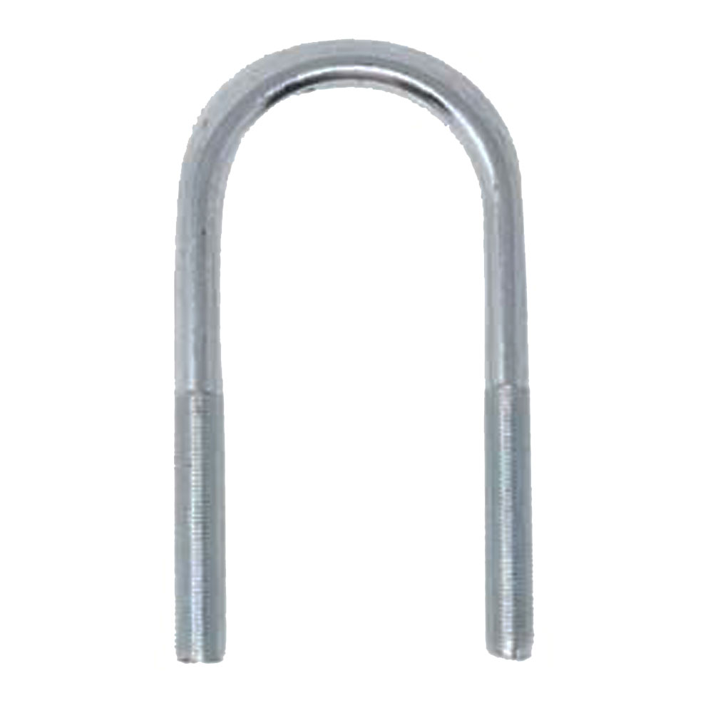(image for) Trailer Zinc Suspension U-Bolt Only 1/2"-20'' X 5 1/2" For Round 2 3/8" 3.5k Round Axle Tubes Dexter/Redneck #176400LN-Z