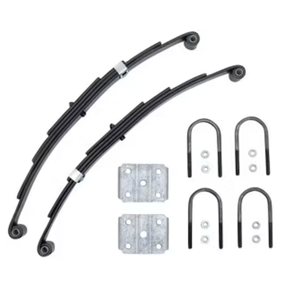 (image for) Marine Trailer Double Eye Spring Kit With U-Bolts 25 1/4" 4 Leaf Dexter/Redneck #2-PR4BM