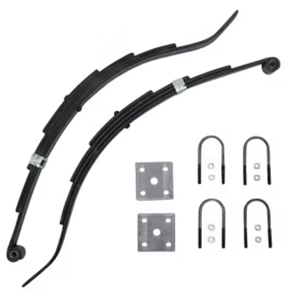 (image for) Trailer Slipper Spring Kit With U-Bolts 27 3/8" 4 Leaf Dexter/Redneck #2-WIG4