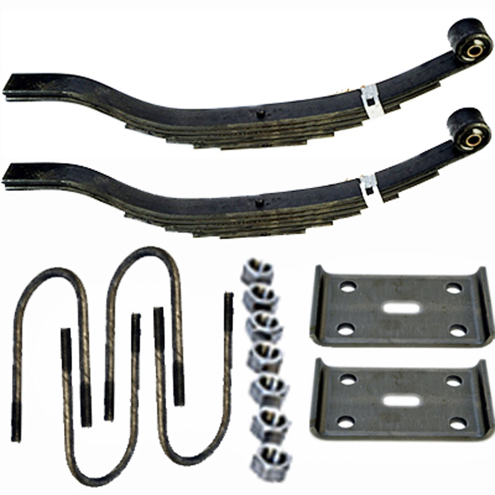 (image for) Trailer Slipper Spring Kit With U-Bolts 30" 6 Leaf 9k Dexter/Redneck #72-10-2MT9K