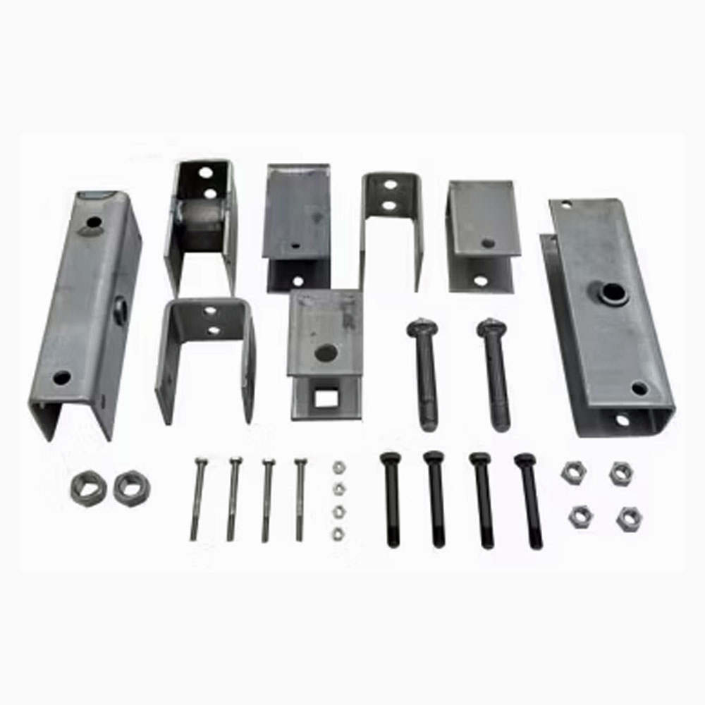 (image for) Trailer Combo Tandem Axle Spring Hanger Kit 2" Slipper Springs 3.5-8K AxleDexter/Redneck #AP202-H202-134HD