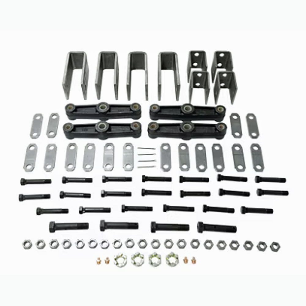 (image for) Trailer Spring Hanger Kit 2-7K Triple Axles 1.75" Double Eye Spring Straight Equalizer Dexter/Redneck #APTT1