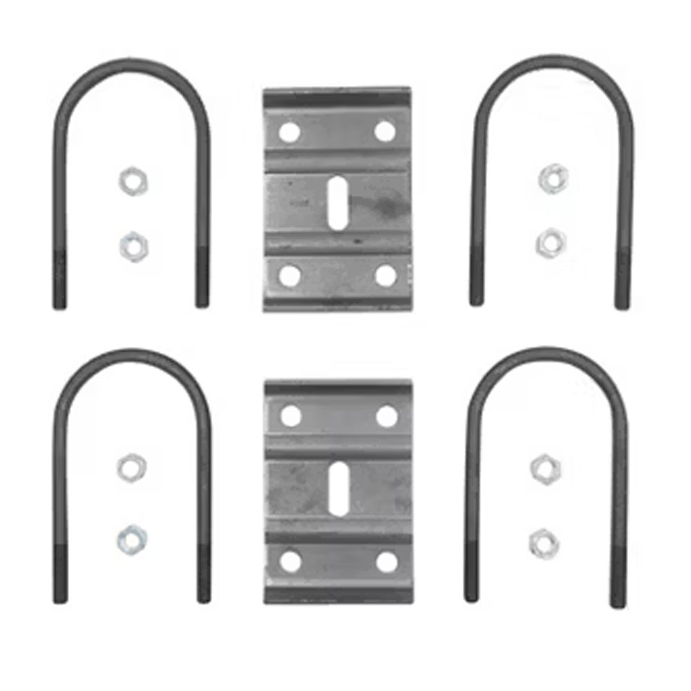 (image for) Trailer Suspension U-Bolt Kit 3/4"-10 X 9 5/8" For 12-16K 5'' Round Axle Dexter/Redneck #APUBR-55