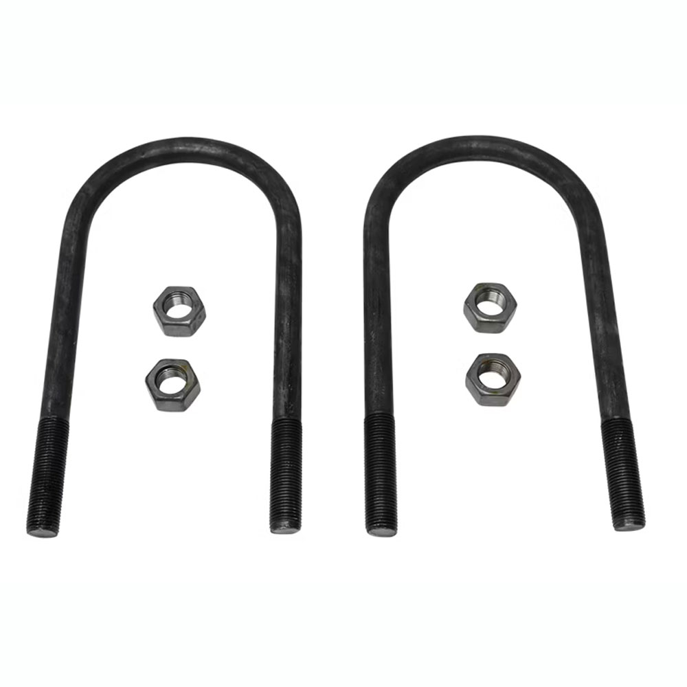 (image for) Trailer Suspension U-Bolt Kit 9/16''-18 X 8" For 3 1/2" Round Axle Tubes Pkg Of 2 Dexter/Redneck #SP01-100