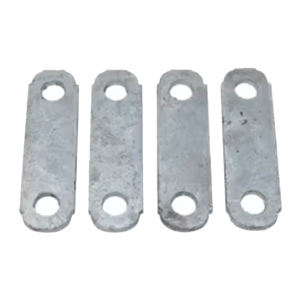 (image for) Trailer Galvanized Shackle Strap 3 1/8" Hole Centers Pkg Of 4 Dexter/Redneck #SP03-160
