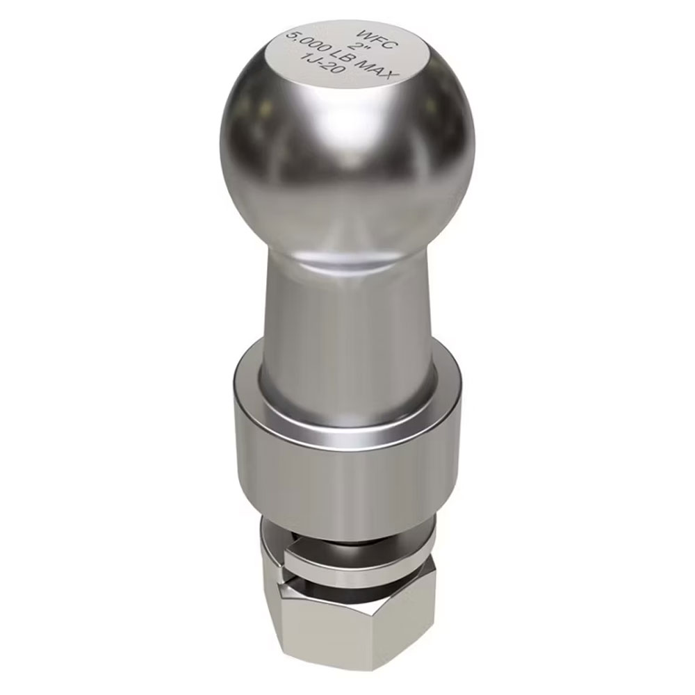 (image for) Trailer Hitch Ball 2" 5K 1" Rise Dexter/Redneck #211RM