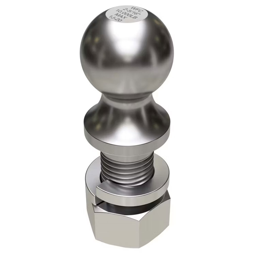 (image for) Trailer Hitch Ball 2 5/16" 10k Zinc Dexter/Redneck #2516-112CT