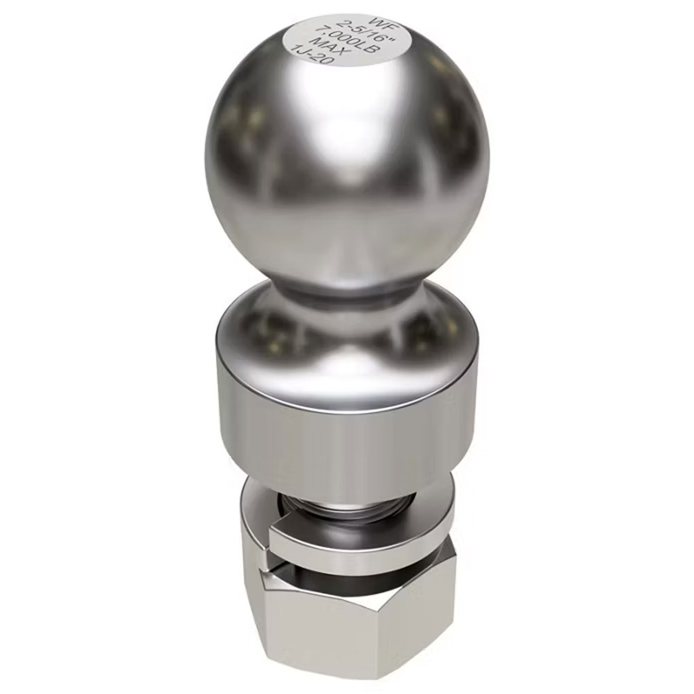 (image for) Trailer Hitch Ball 2 5/16" 7k 1" Rise Dexter/Redneck #2516-114-1
