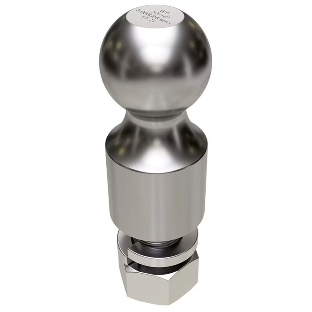 (image for) Trailer Hitch Ball 2 5/16" 5k 2" Rise Zinc Dexter/Redneck #2516-114-2