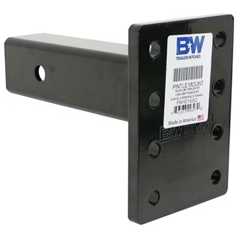 (image for) Trailer Receiver Hitch Pintle Mount 16k 3 Position Dexter/Redneck #PMHD14202