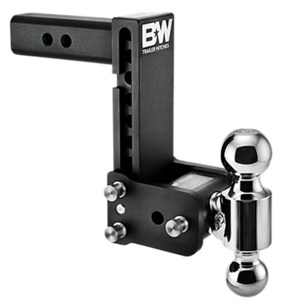 (image for) Trailer Receiver Hitch Ball-Mount Adjustable Channel Multi-Ball 10k 7" Drop Dexter/Redneck #TS10040B