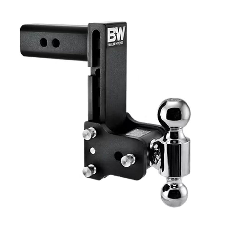 (image for) Trailer Receiver Hitch Ball-Mount Adjustable Channel Dual Ball 14k 7" Drop Dexter/Redneck #TS20040B