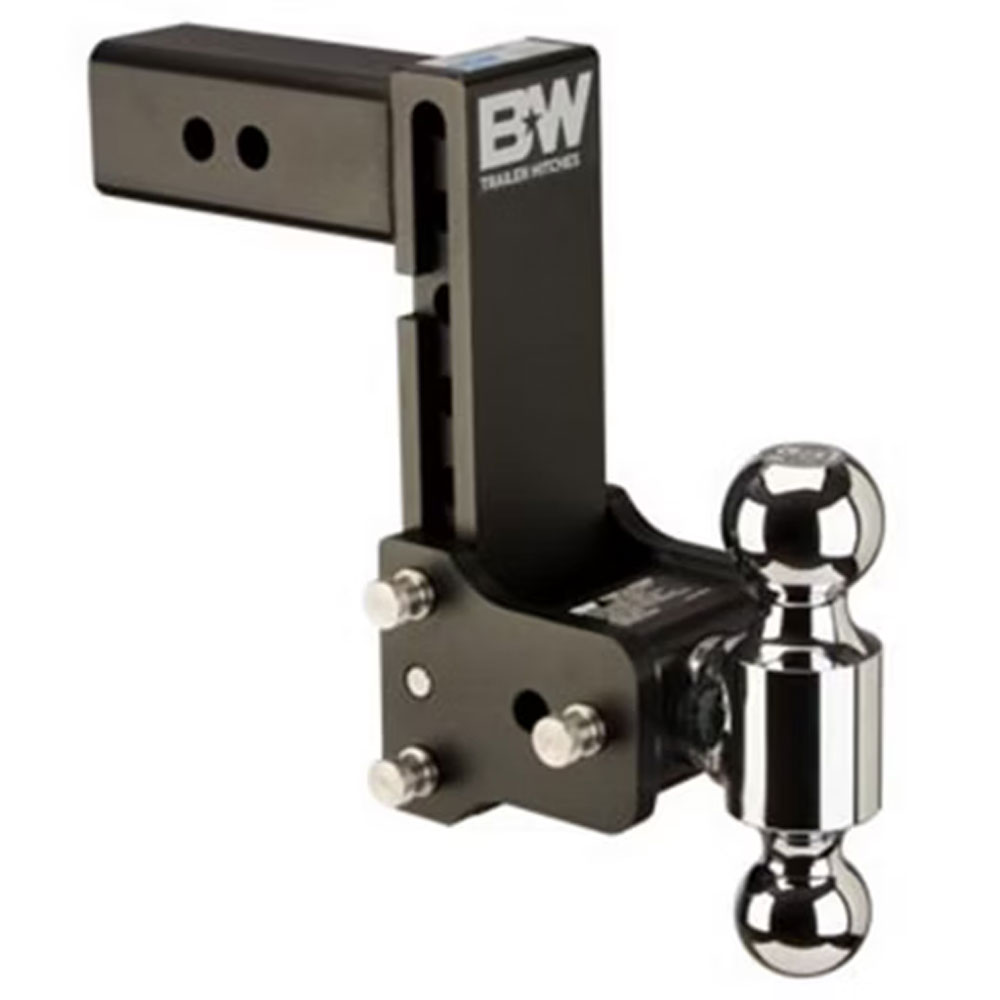 (image for) Trailer Receiver Hitch Ball Mount 14.5k 9" Drop Dual Ball Dexter/Redneck #TS20043B