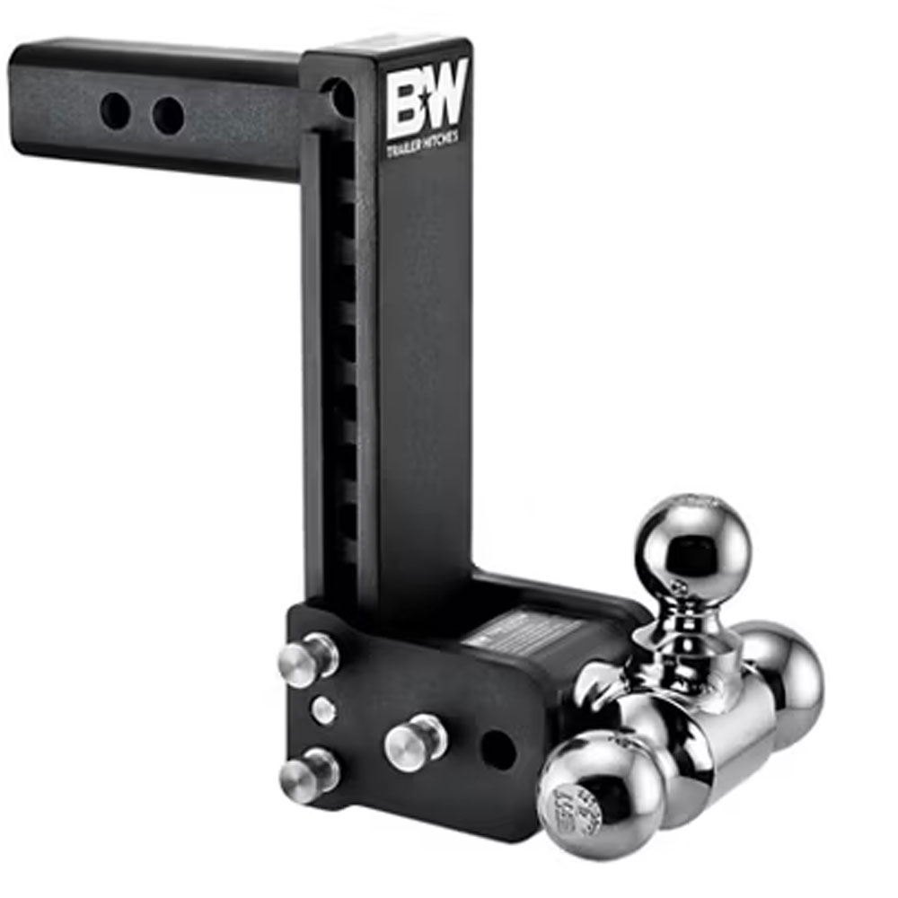 (image for) Trailer Receiver Hitch Ball Mount 14.5k 9" Drop Triple Ball Dexter/Redneck #TS20050B