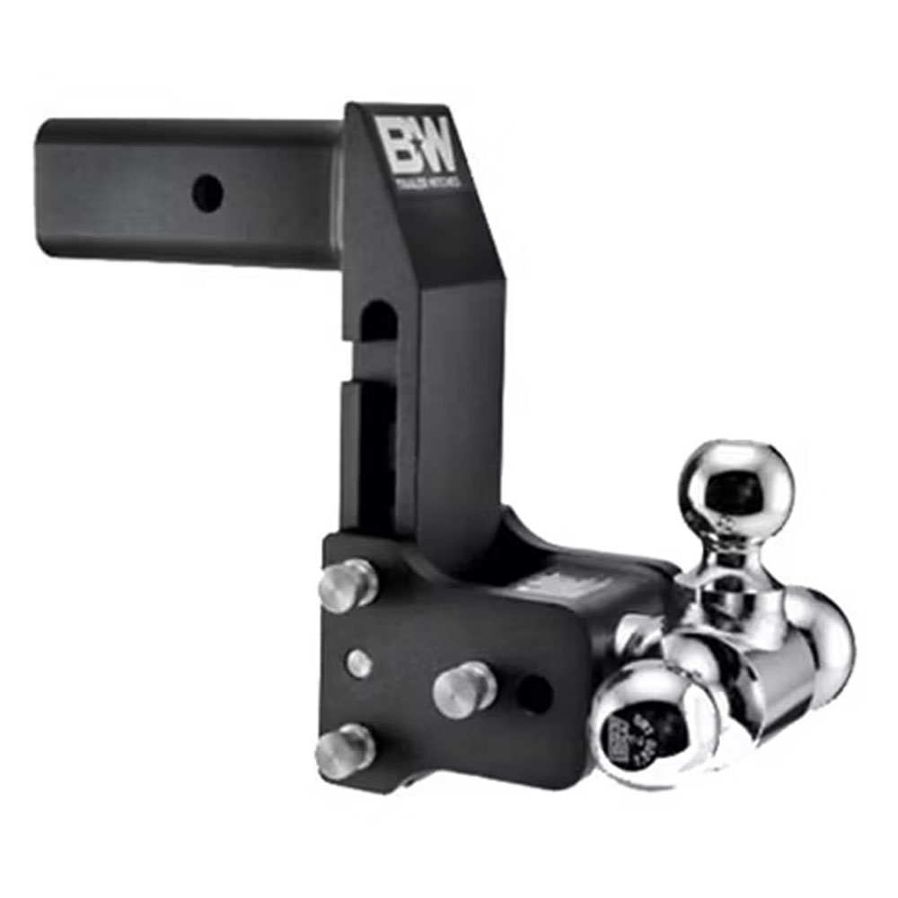 (image for) Trailer Receiver Ball-Mount Multi Pro Adjustable Channel Triple Ball 10k 7" Drop Dexter/Redneck #TS20067BMP