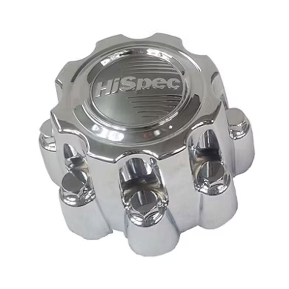 (image for) Aluminum Trailer Wheel Center Cap Snap On 16"-17.5" Wheel 8 on 6.5 Bolt Pattern Dexter/Redneck #175CAP