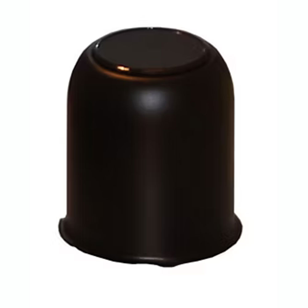 (image for) Black 5 Lug Trailer Wheel Push Through Center Cap With Plug 3.75" Diameter Center Dexter/Redneck #375EZ-BK