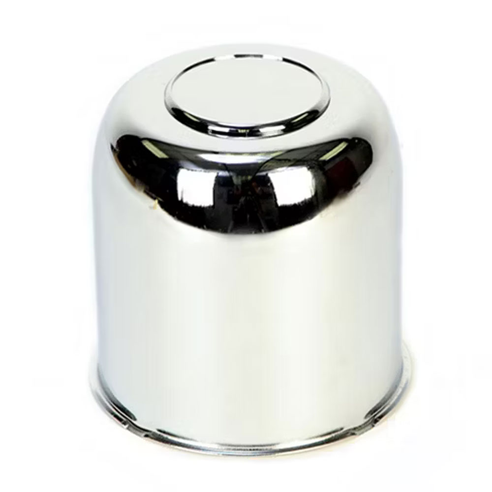 (image for) Chrome 5 & 6 Lug Trailer Wheel Center Cap With Cap 4.25" Diameter Center Dexter/Redneck #425EZ