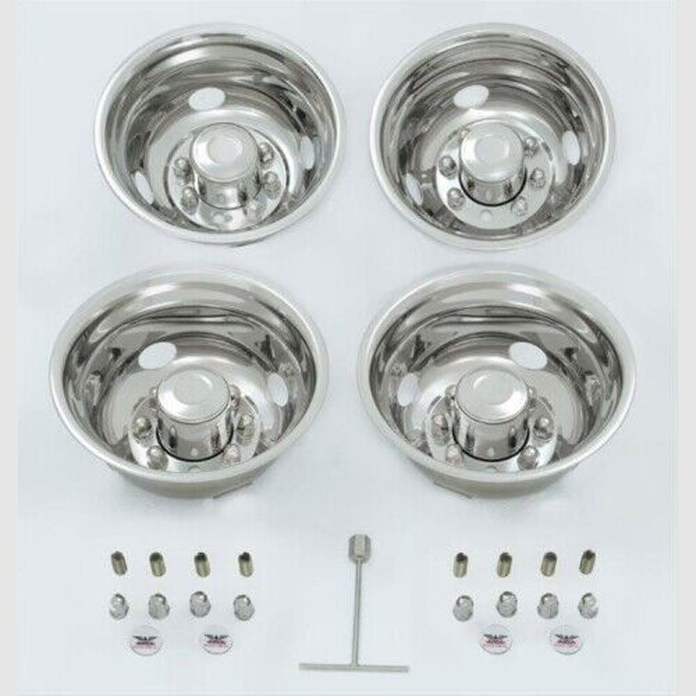 (image for) Trailer Dual Wheel Simulator Set Bolt On 16"-16.5" Wheels 8 Lug Dexter/Redneck #NDT165