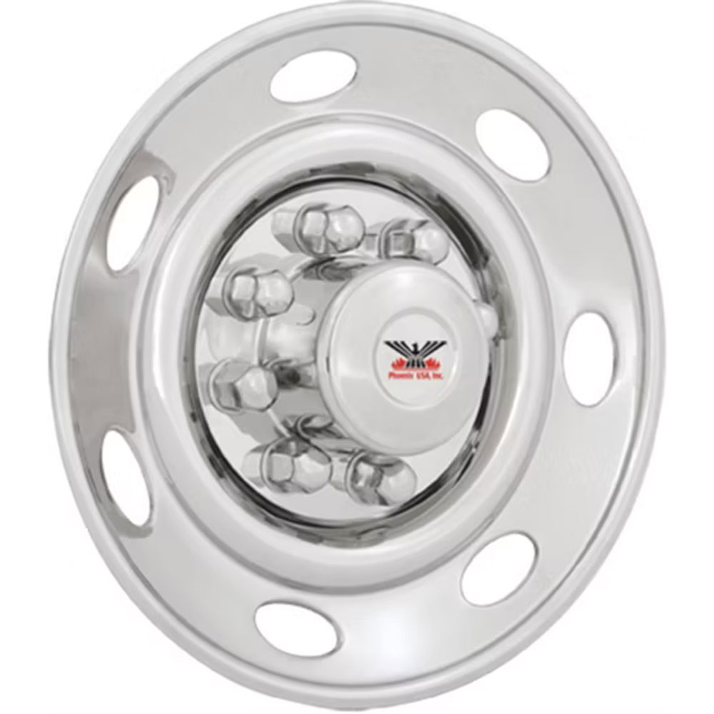 (image for) Trailer Wheel Simulator Set Bolt On 16"-16.5" Wheels 8 Lug Dexter/Redneck #NST06